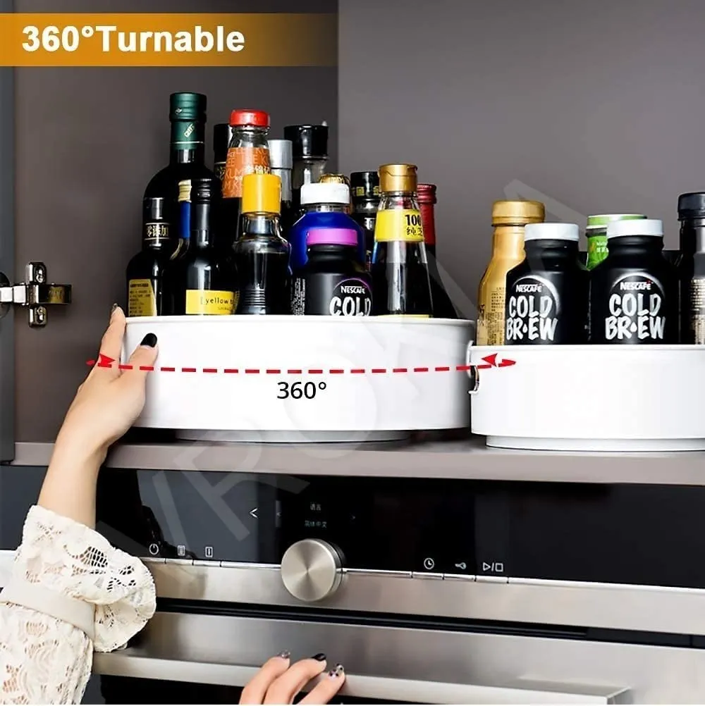 360° Rotating Kitchen Organizer Tray