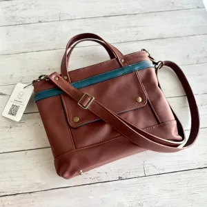 Archive Micro in Cinnamon, Dark Teal