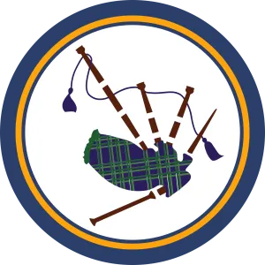 Bag Pipes Sleeve Patch