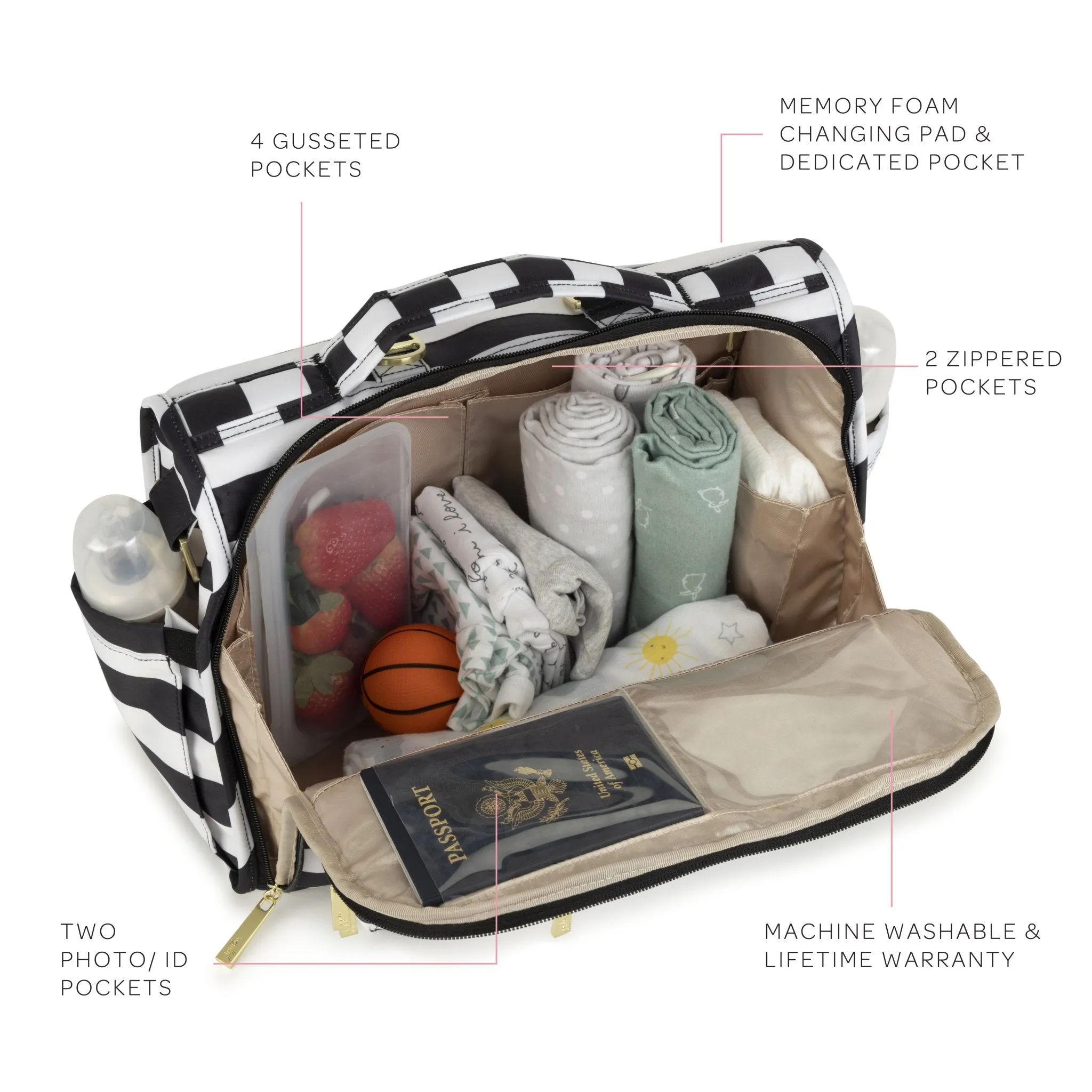 B.F.F. Diaper Bag - The First Lady
