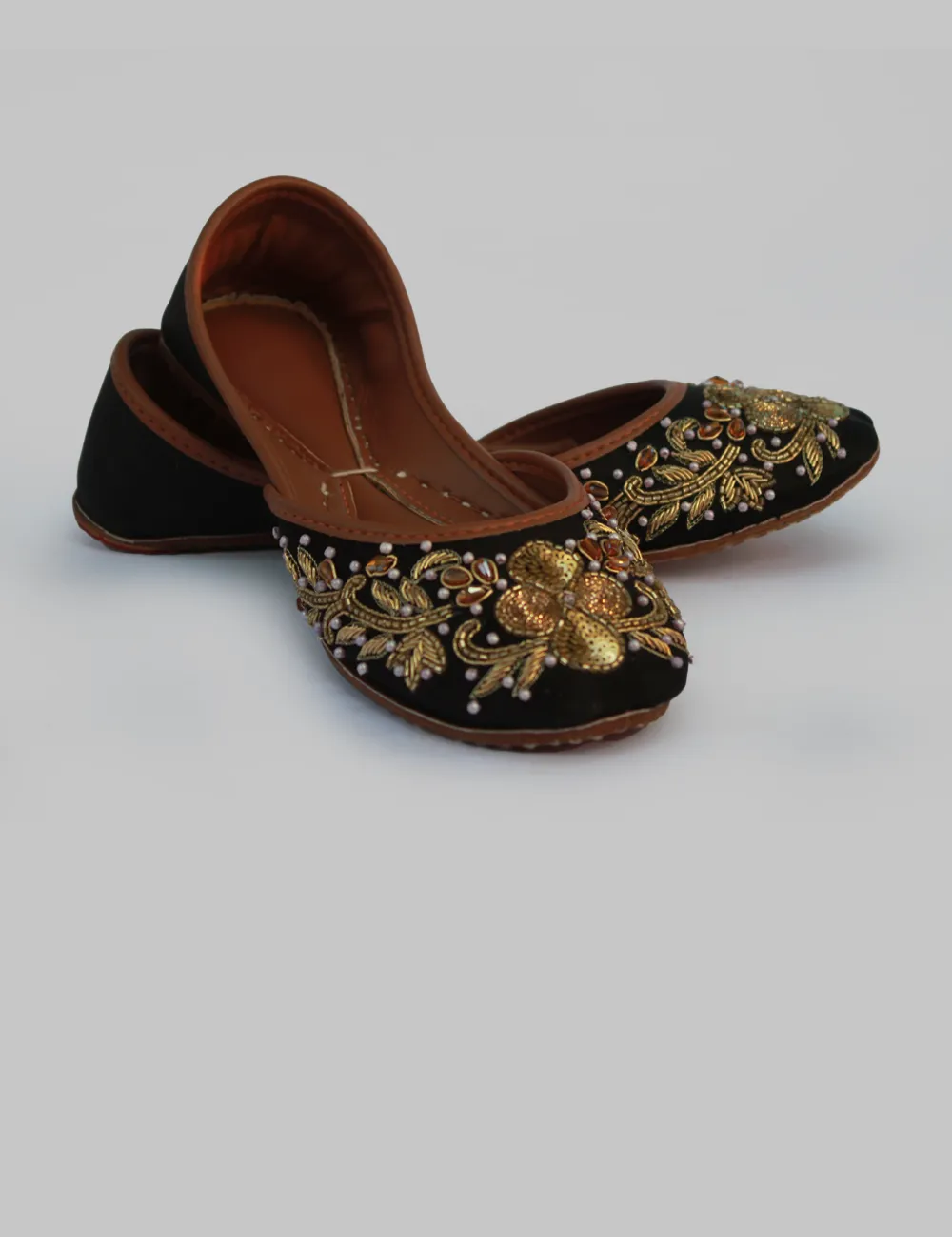 Black | Fancy & Stylish Khussa for Women