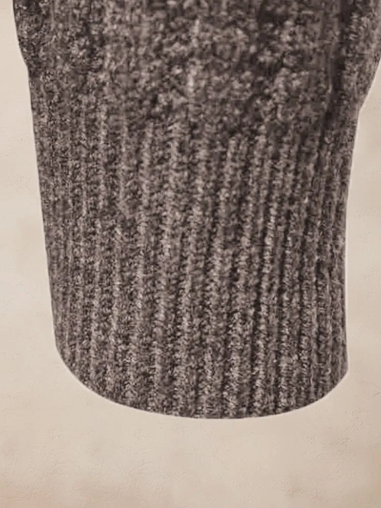 Casual Twisted Knit Sweater