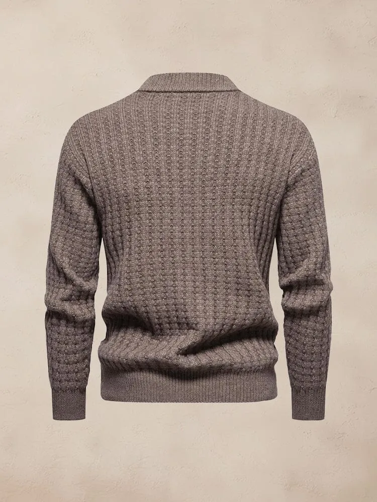 Casual Twisted Knit Sweater