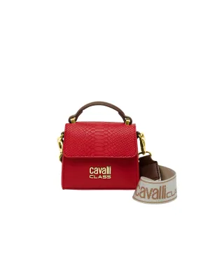 Cavalli Class AMALFI Mini Red Fashion Crossbody Bag
