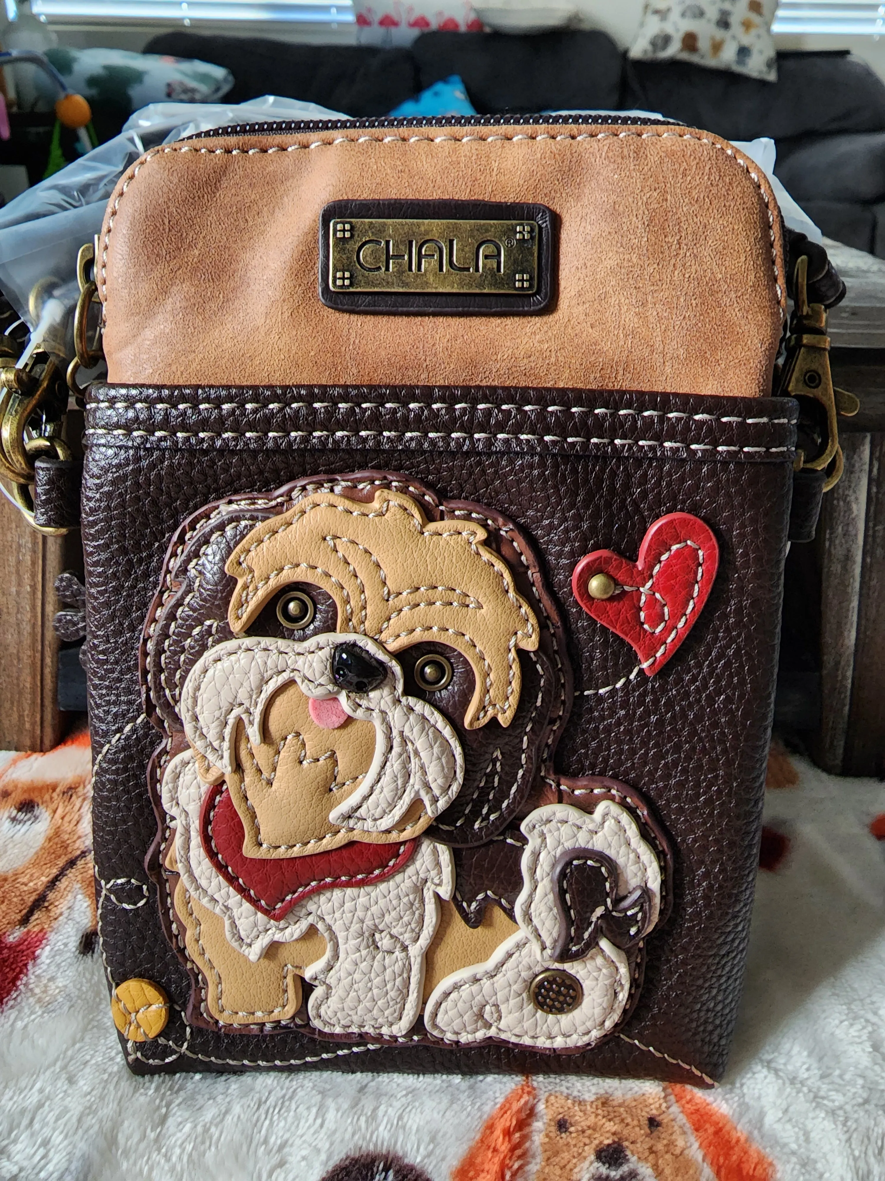 Chala Shih Tzu Crossbody Bag
