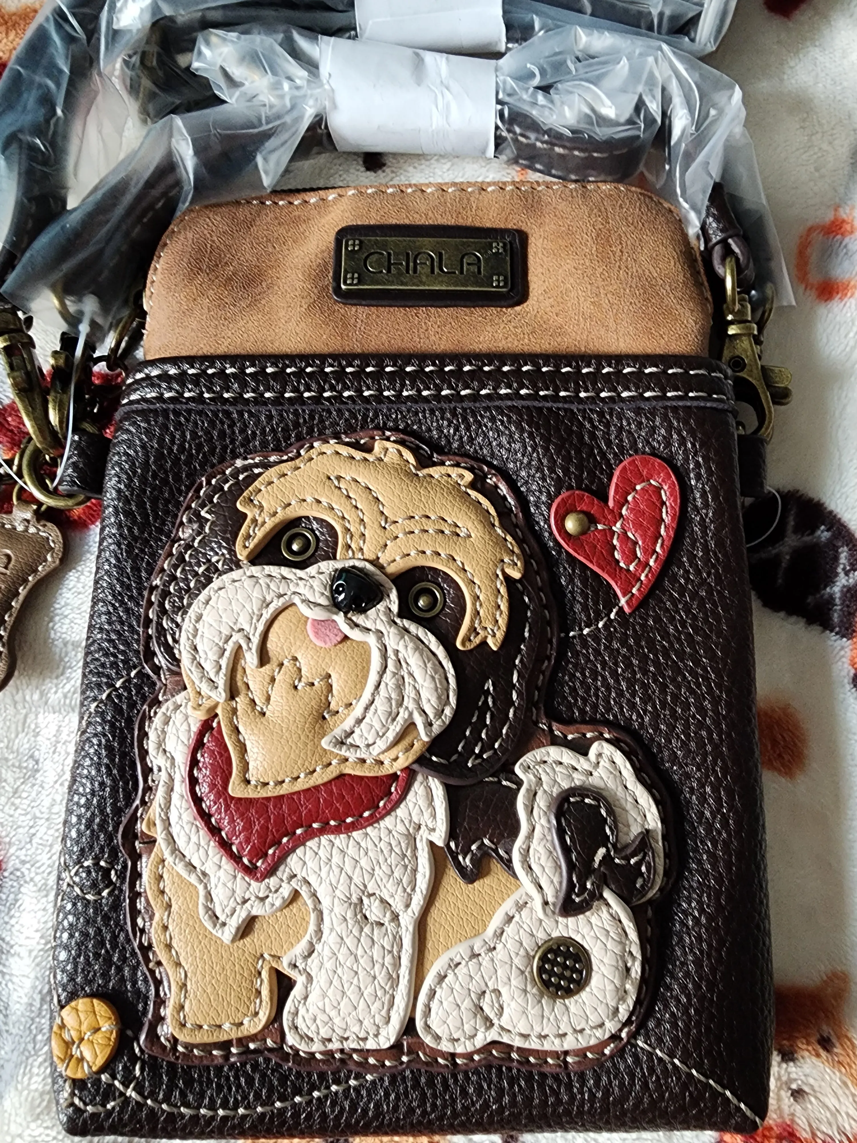 Chala Shih Tzu Crossbody Bag