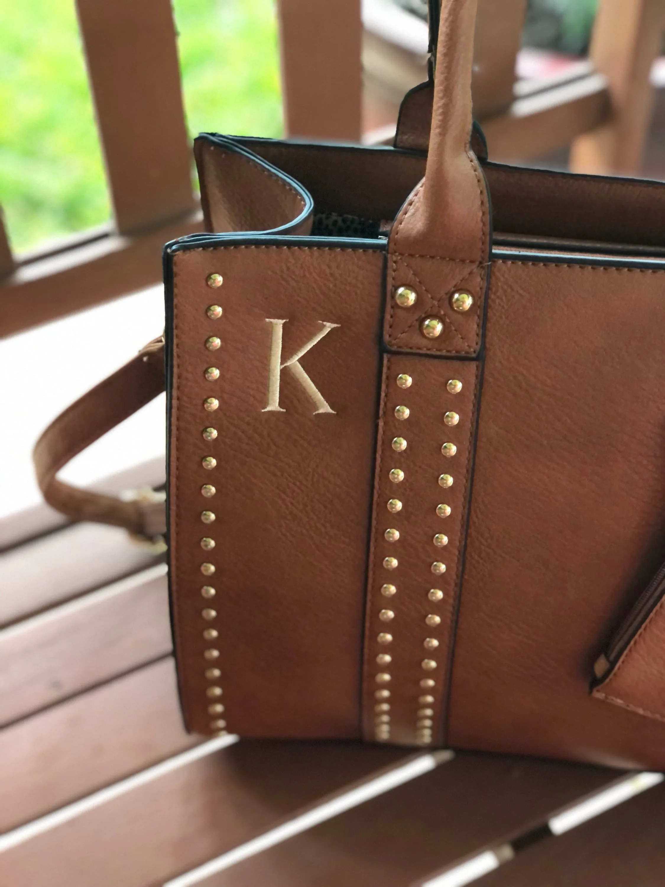 Conceal Carry Crossbody Tote, Vegan Leather Pocketbook, Monogrammed Purse, Gun Handbag, Personalized Conceal Carry bag, Crossbody bag