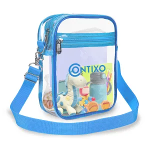 Contixo 10" Kids Clear Tablet Backpack - Stadium Approved, Purple