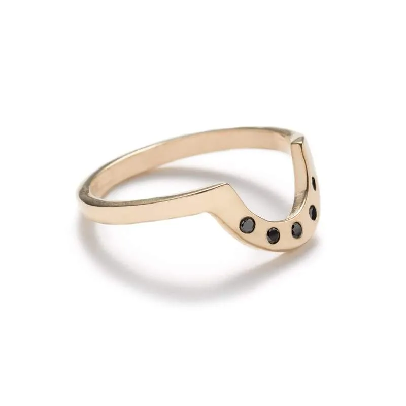 Cor Ring - Black Diamonds