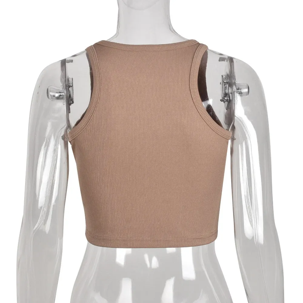 Cross Graphic Stylish Tank Top