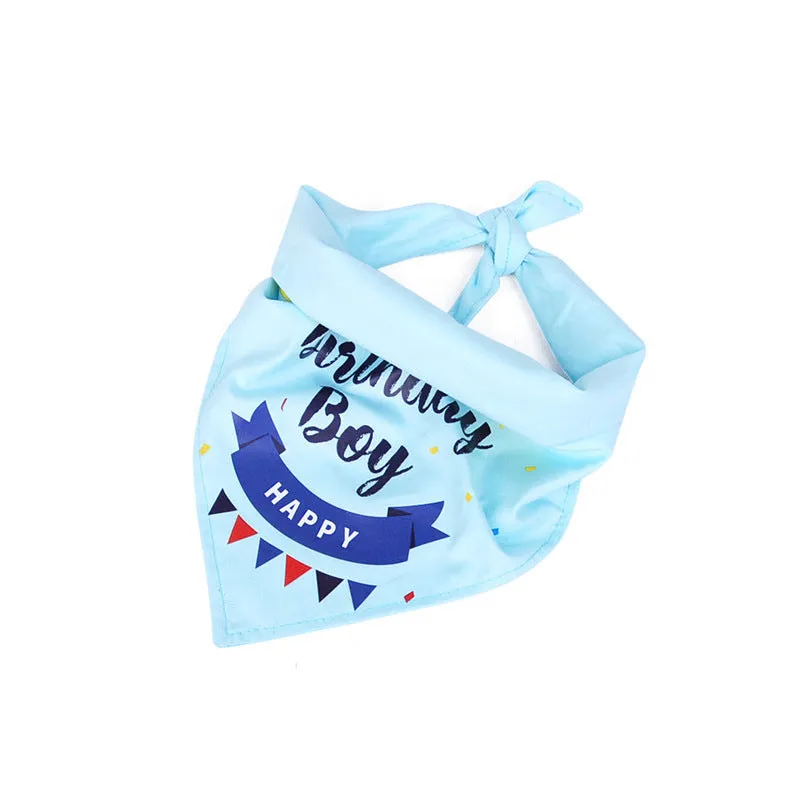 Cute Pet Birthday Party Scarf - Stylish for Dogs & Cats
