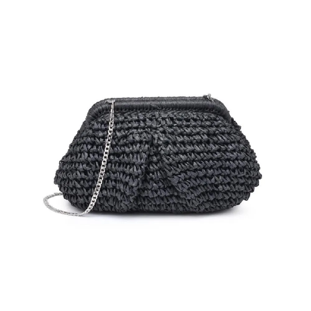 Delfinia Straw Clutch