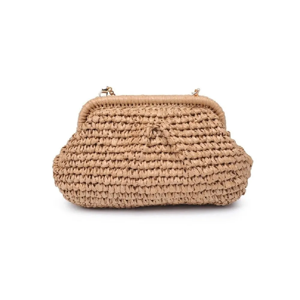 Delfinia Straw Clutch