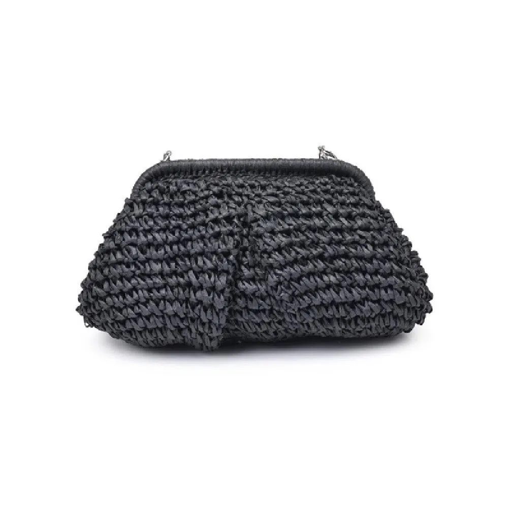 Delfinia Straw Clutch