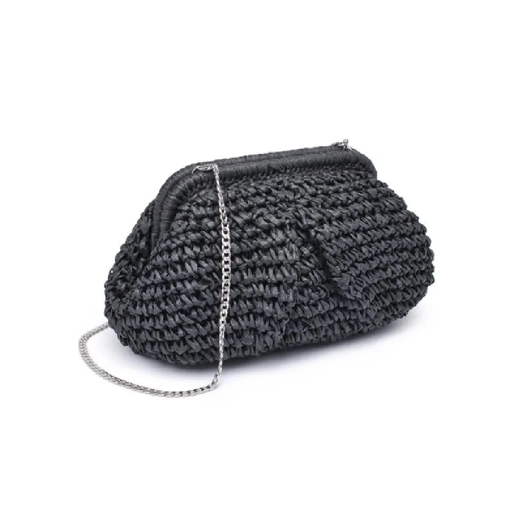 Delfinia Straw Clutch