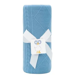 Denim Knit Blanket