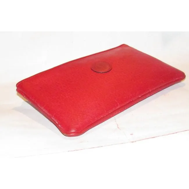 Fendi Early Sas Zucchinosmall Style Purses True Red Zucchino Or Small F Logo Print Coated Canvas And