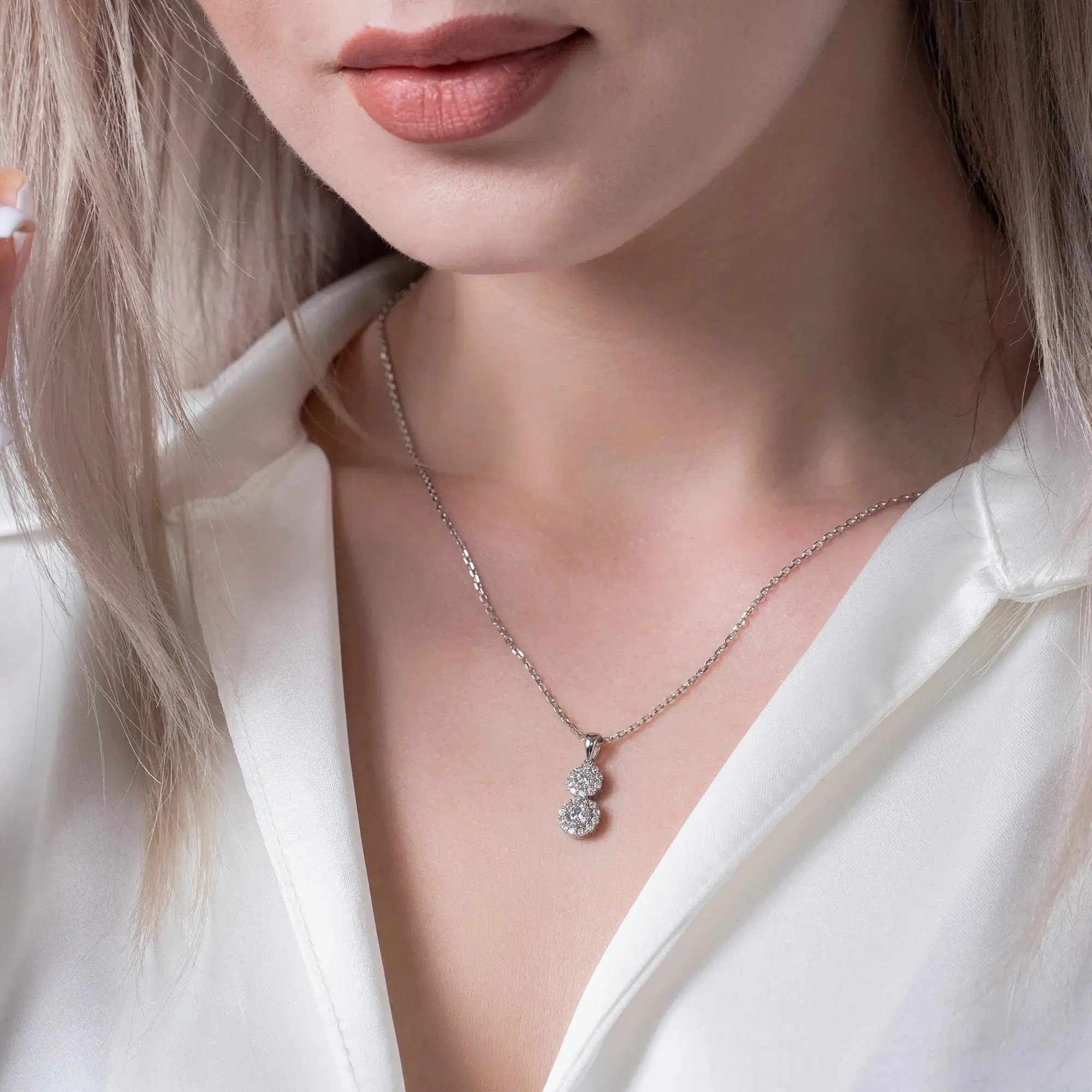 Fine Cluster Necklace