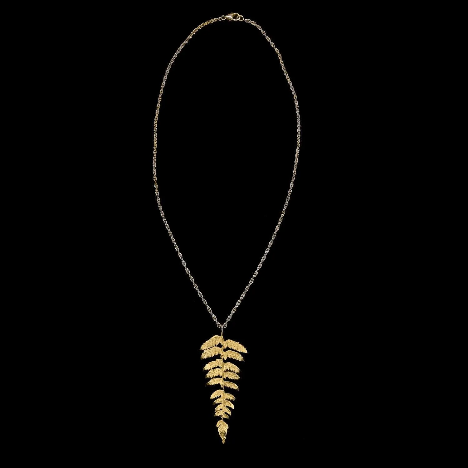 Fine Fern Long Necklace