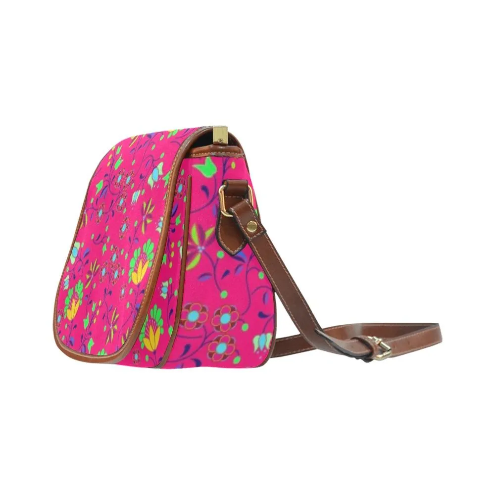 Fleur Indigine Rouge Saddle Bag/Large
