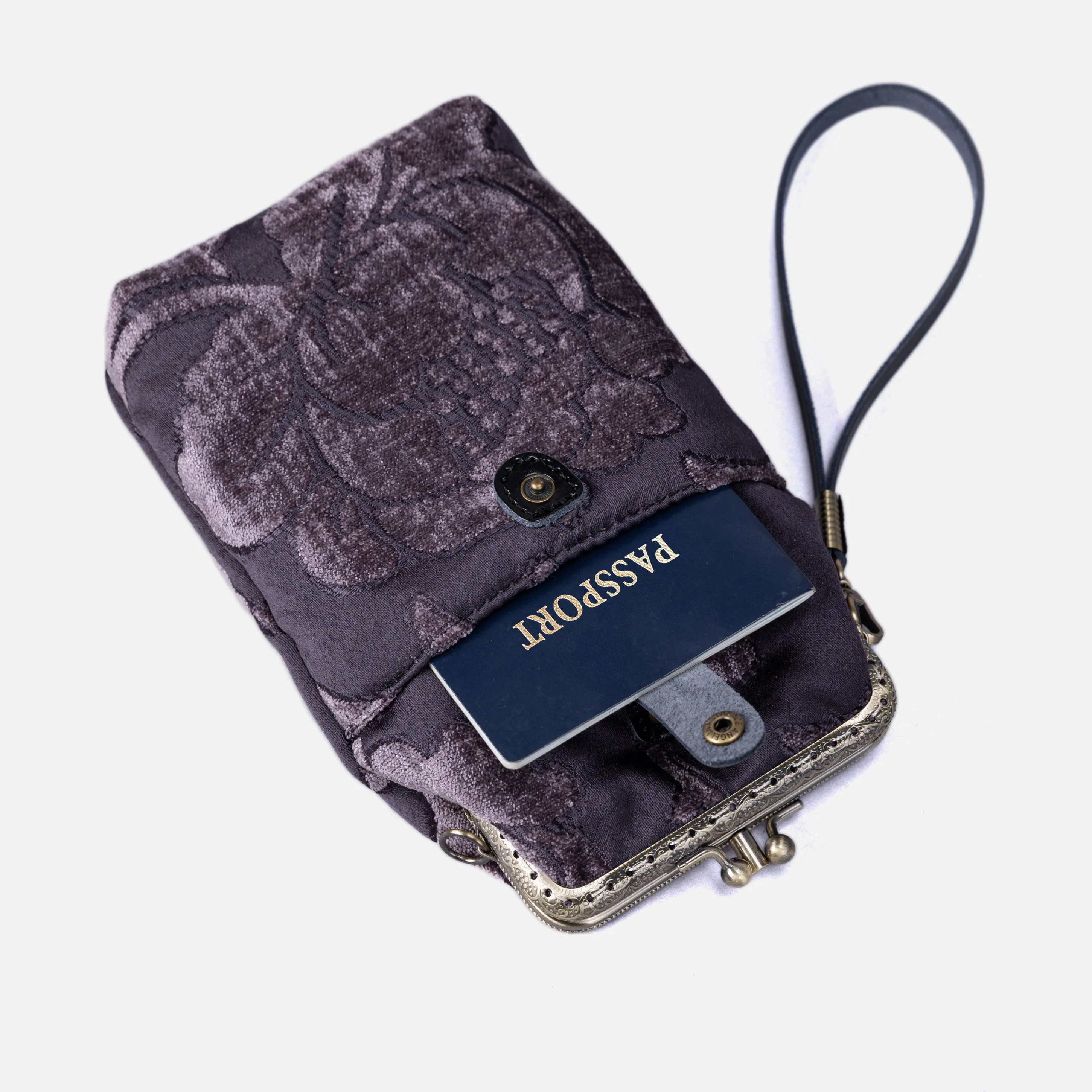Floral Brocade Purple Carpet Phone Case
