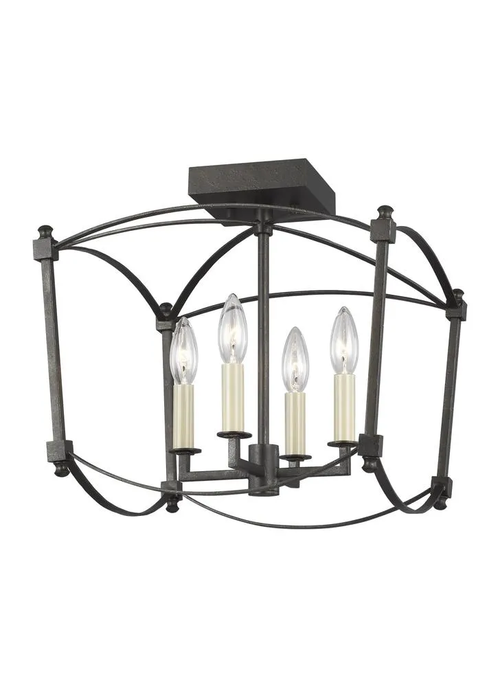 Generation Lighting - Feiss 4 - Light Semi-Flush Mount SF350
