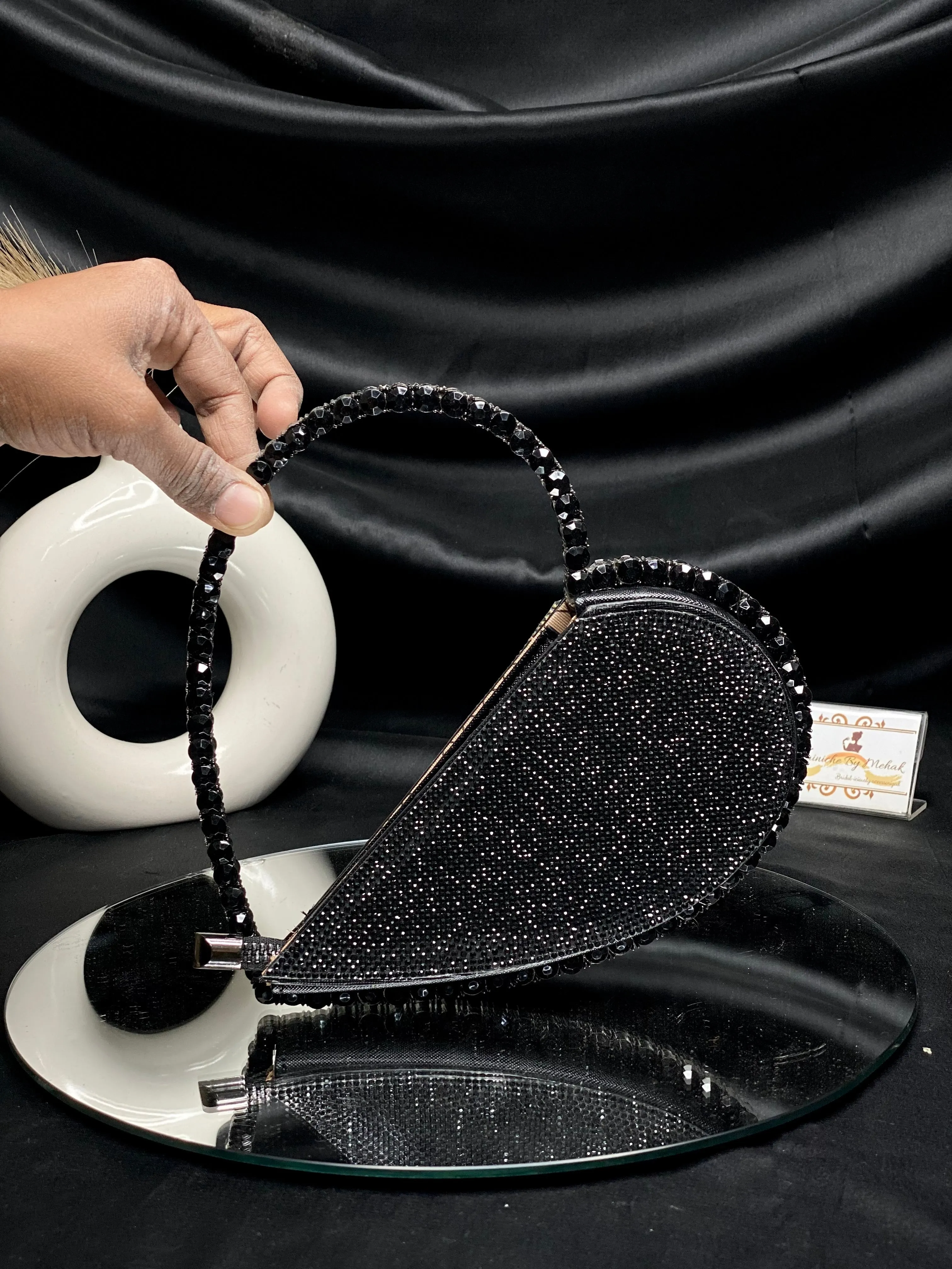 Glitter Heart Bag
