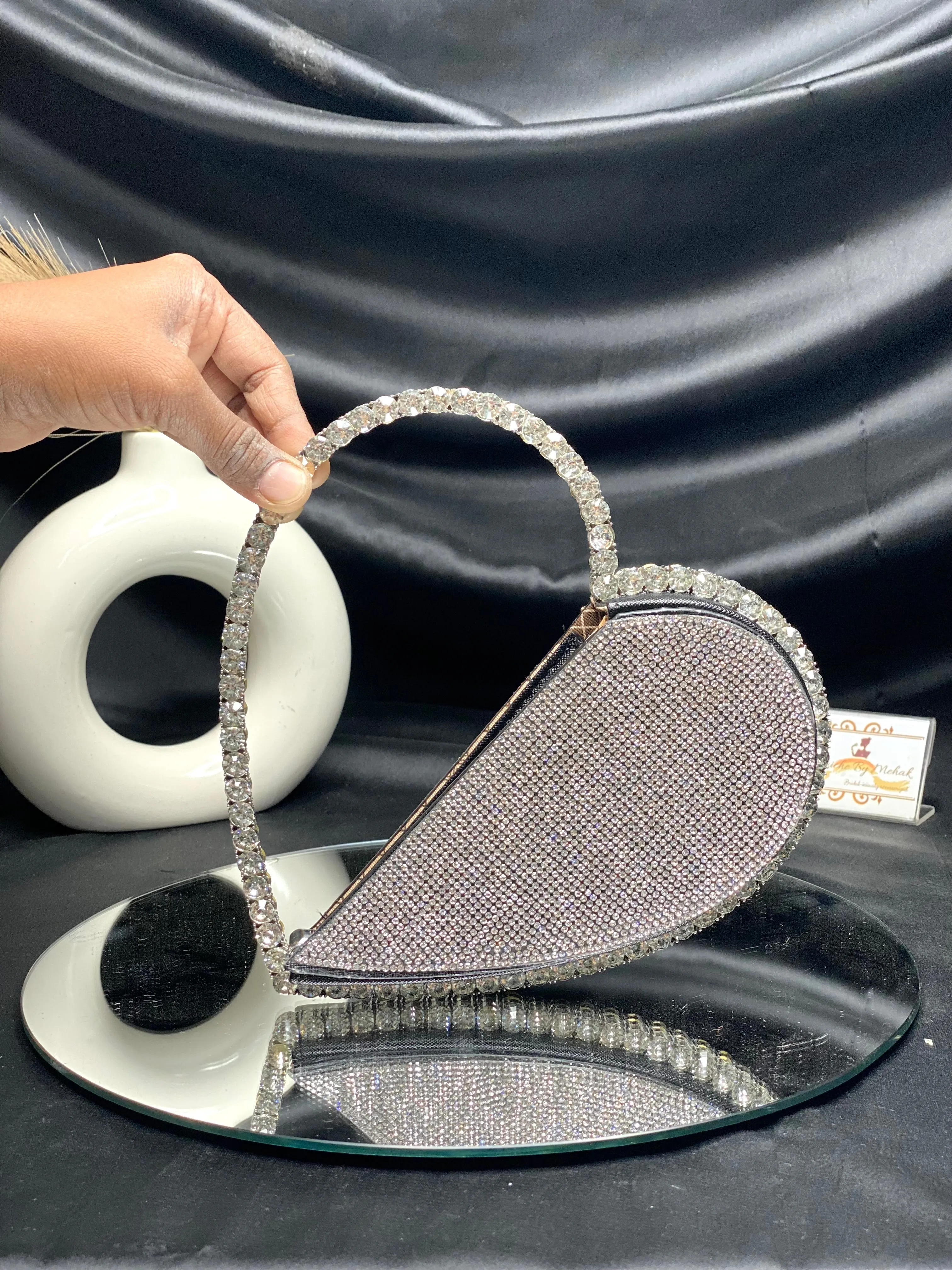 Glitter Heart Bag