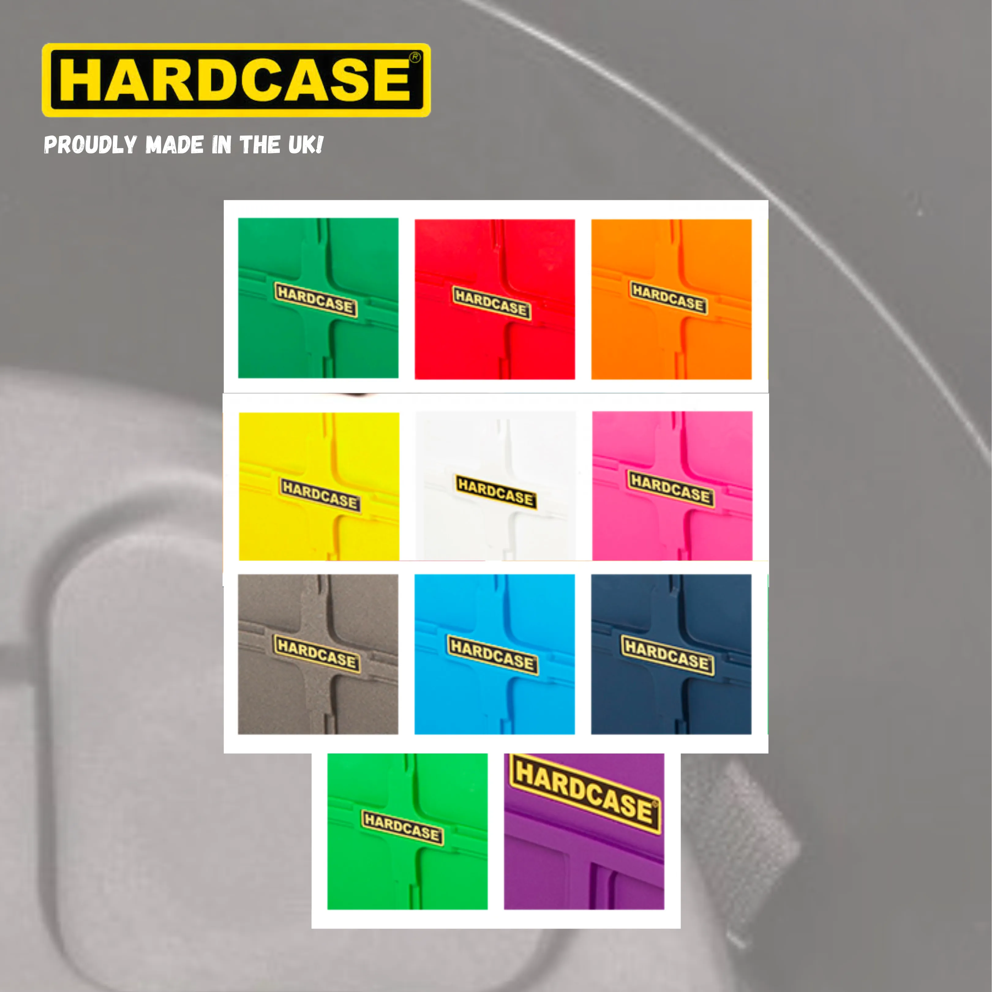HARDCASE 8" Rack Tom Drum Case With Pads