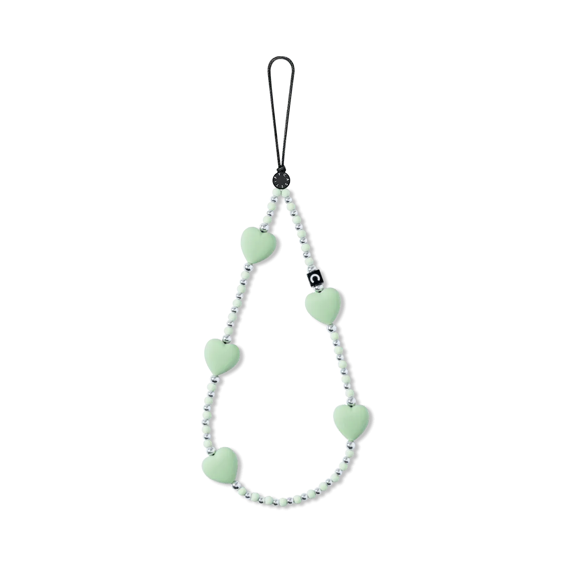 Heart Phone Charm - Mint  Heart