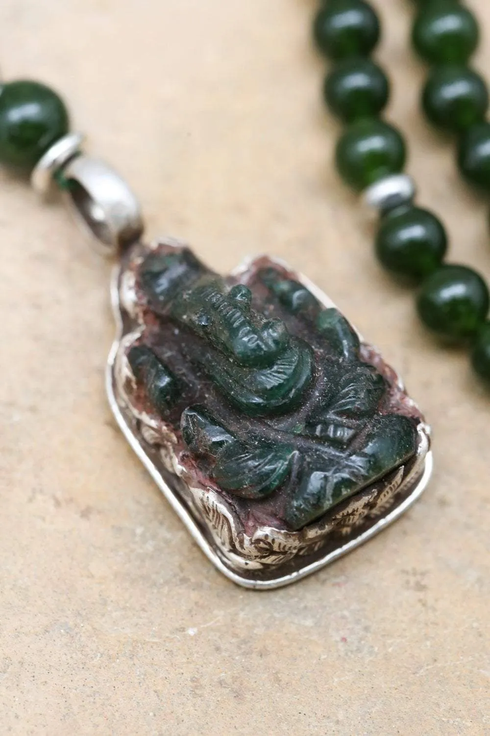 Jade Ganesh Mala