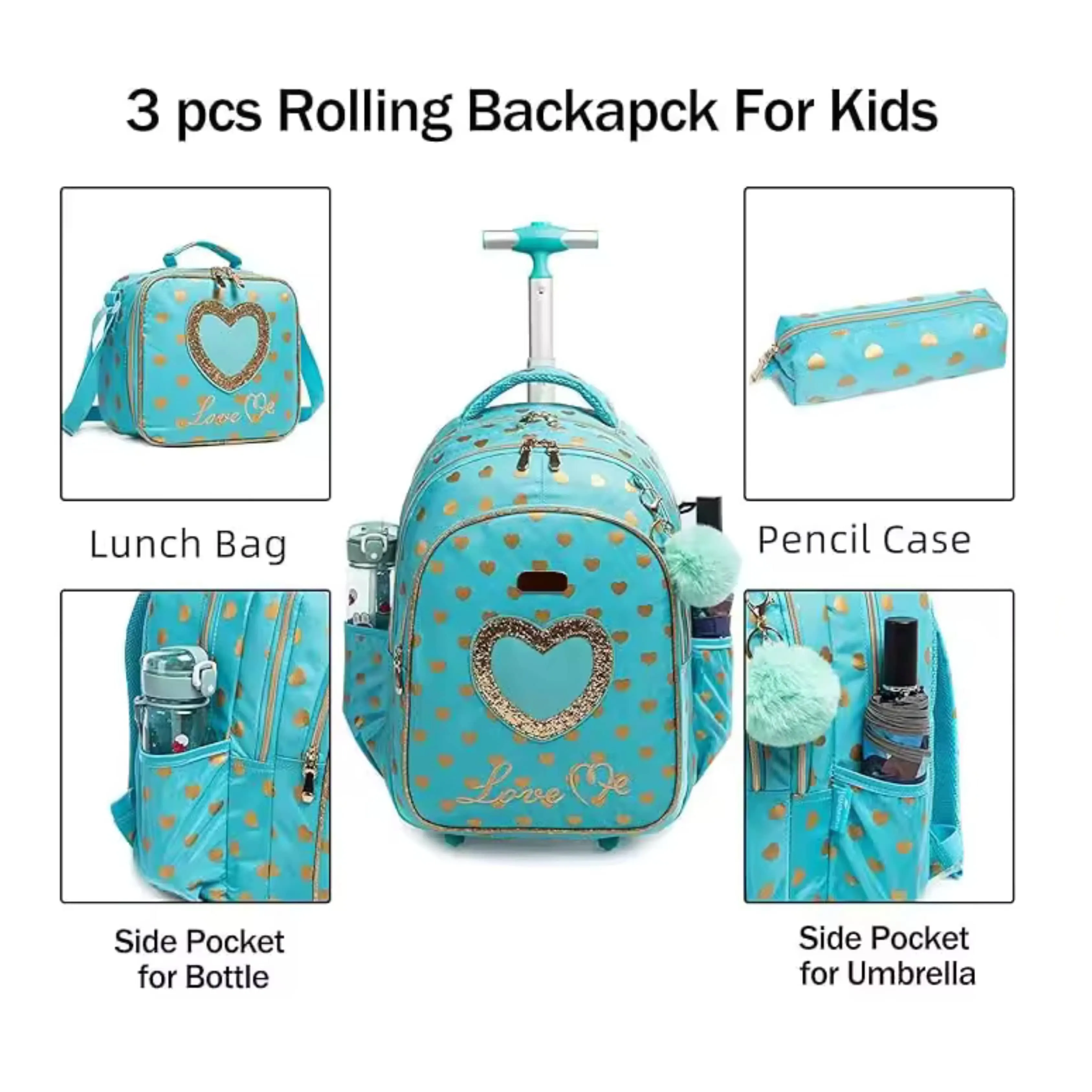 JASMINESTAR - Kids Trolley school Bag