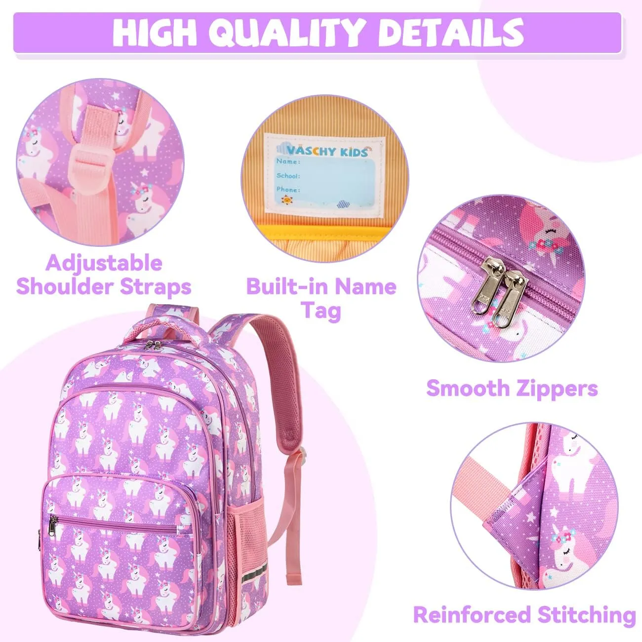 Large Bookbags School Bags for Primary School Students