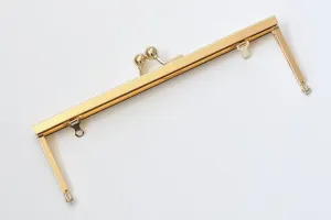 Light Gold Opening Channel Purse Frame  20.3cm x 6.4cm