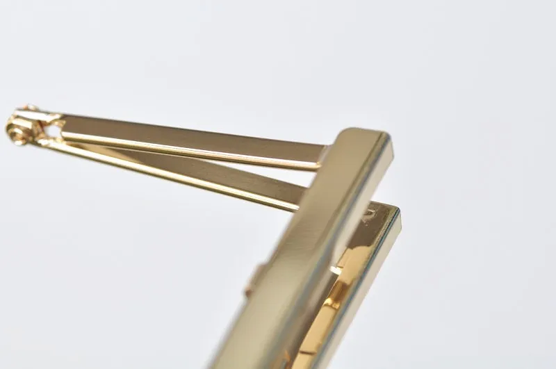 Light Gold Opening Channel Purse Frame  20.3cm x 6.4cm