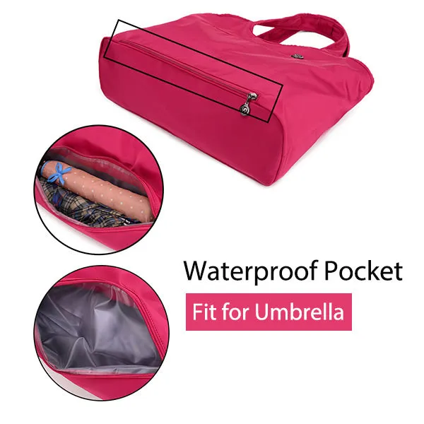 Lightweight Multi-Pocket Oxford Shoulder Bags with Dry Wet Depart Pocket