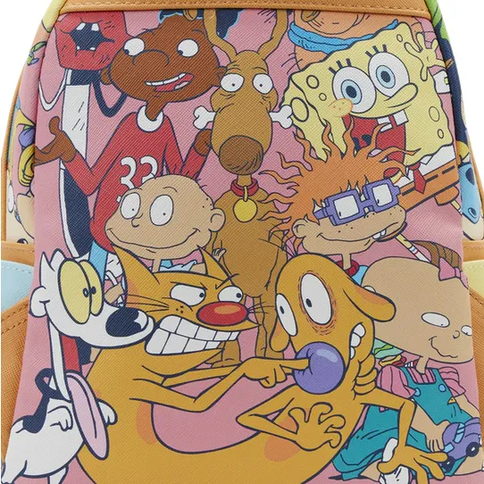 Loungefly x Nickelodeon Nick 90s All-Over-Print Mini Backpack