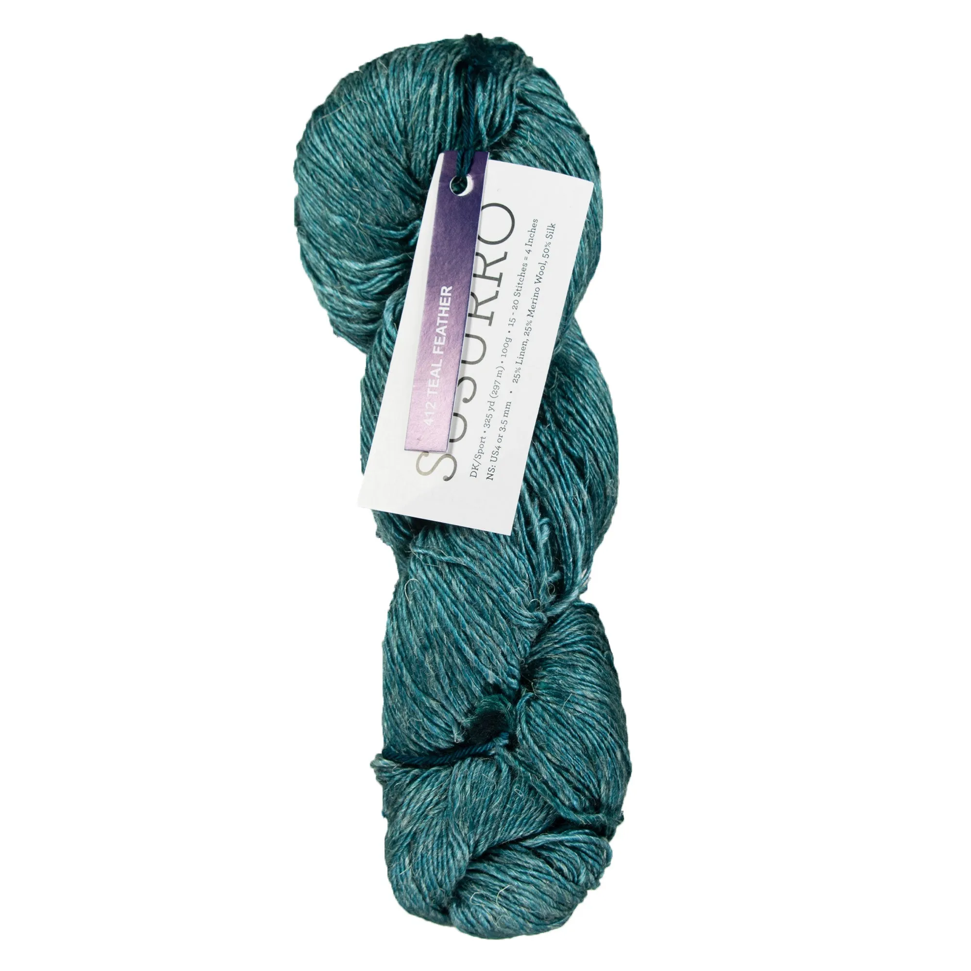 Malabrigo Susurro Yarn - 412 Teal Feather