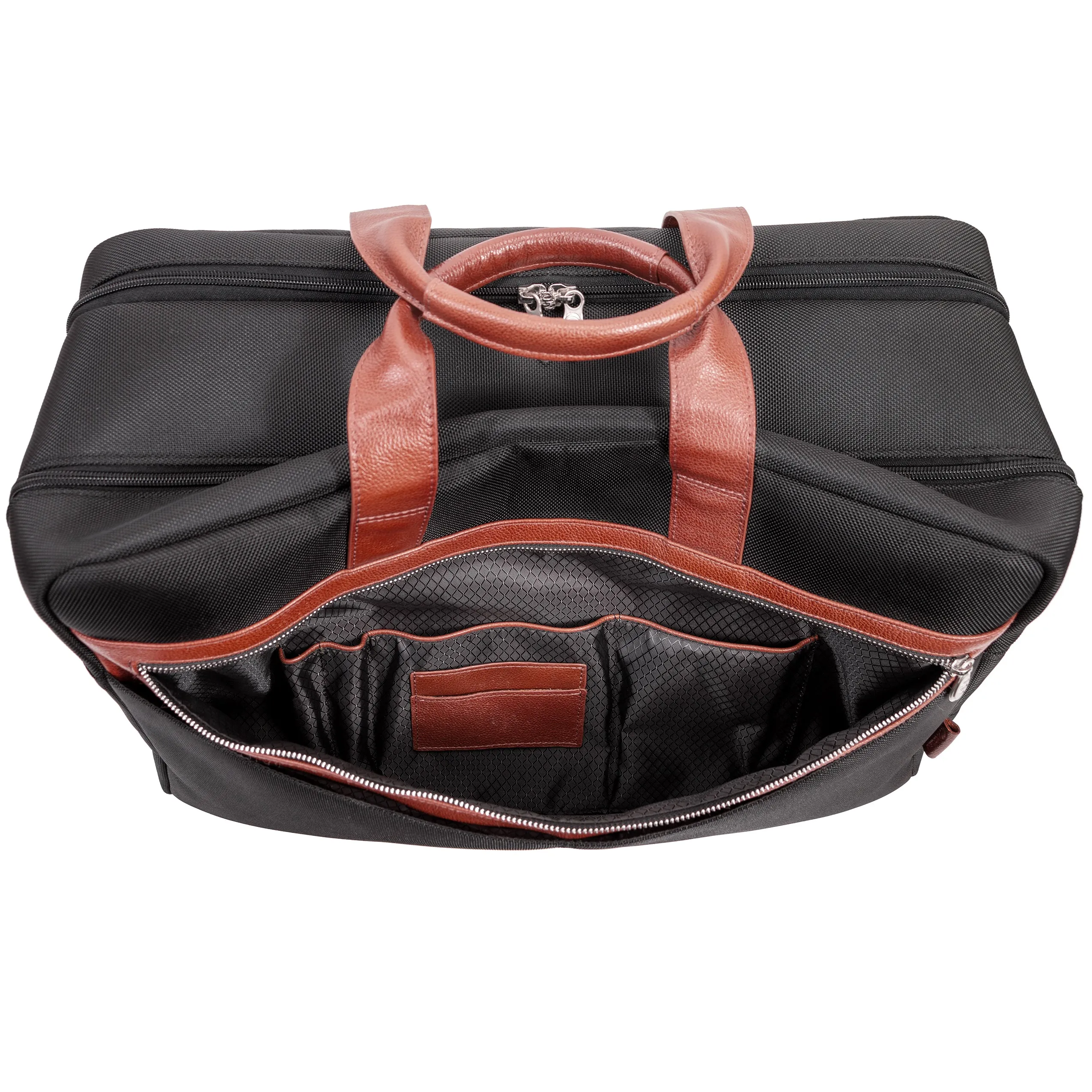 McKlein WELLINGTON 21" Nylon, Two-tone, Dual-Compartment, Laptop & Tablet Carry-All Duffel