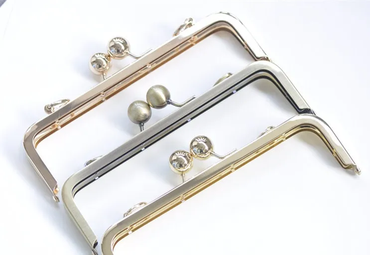 Metal Purse Frame Clutch Bag Purse Frame With Screws Three Colors 20cmx6.5cm