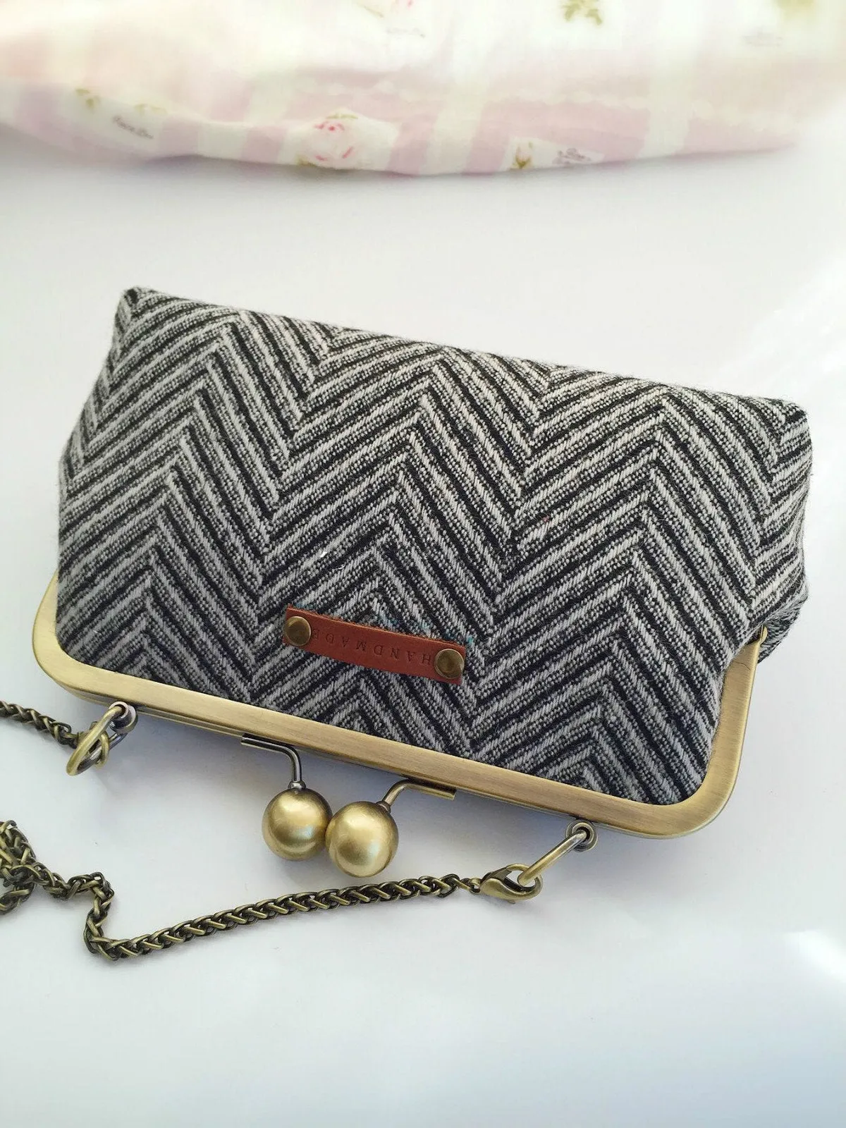Metal Purse Frame Clutch Bag Purse Frame With Screws Three Colors 20cmx6.5cm