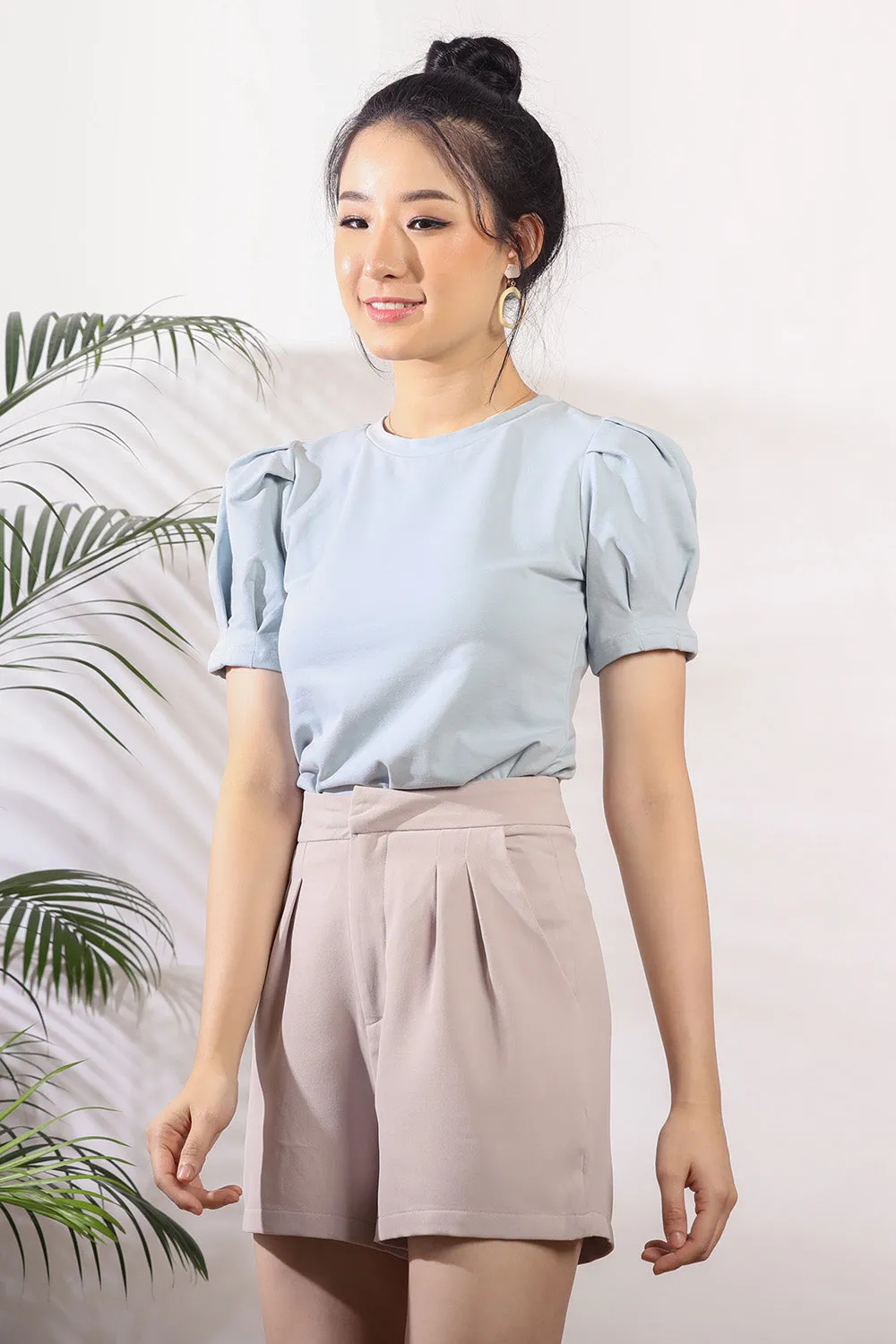 Odette Top in Dust Blue