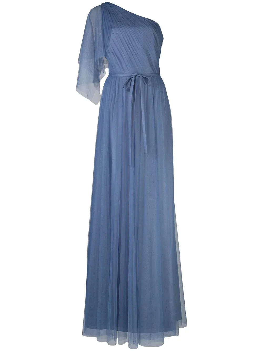 One Shoulder Stylish Handkerchief Bridesmaid Dress