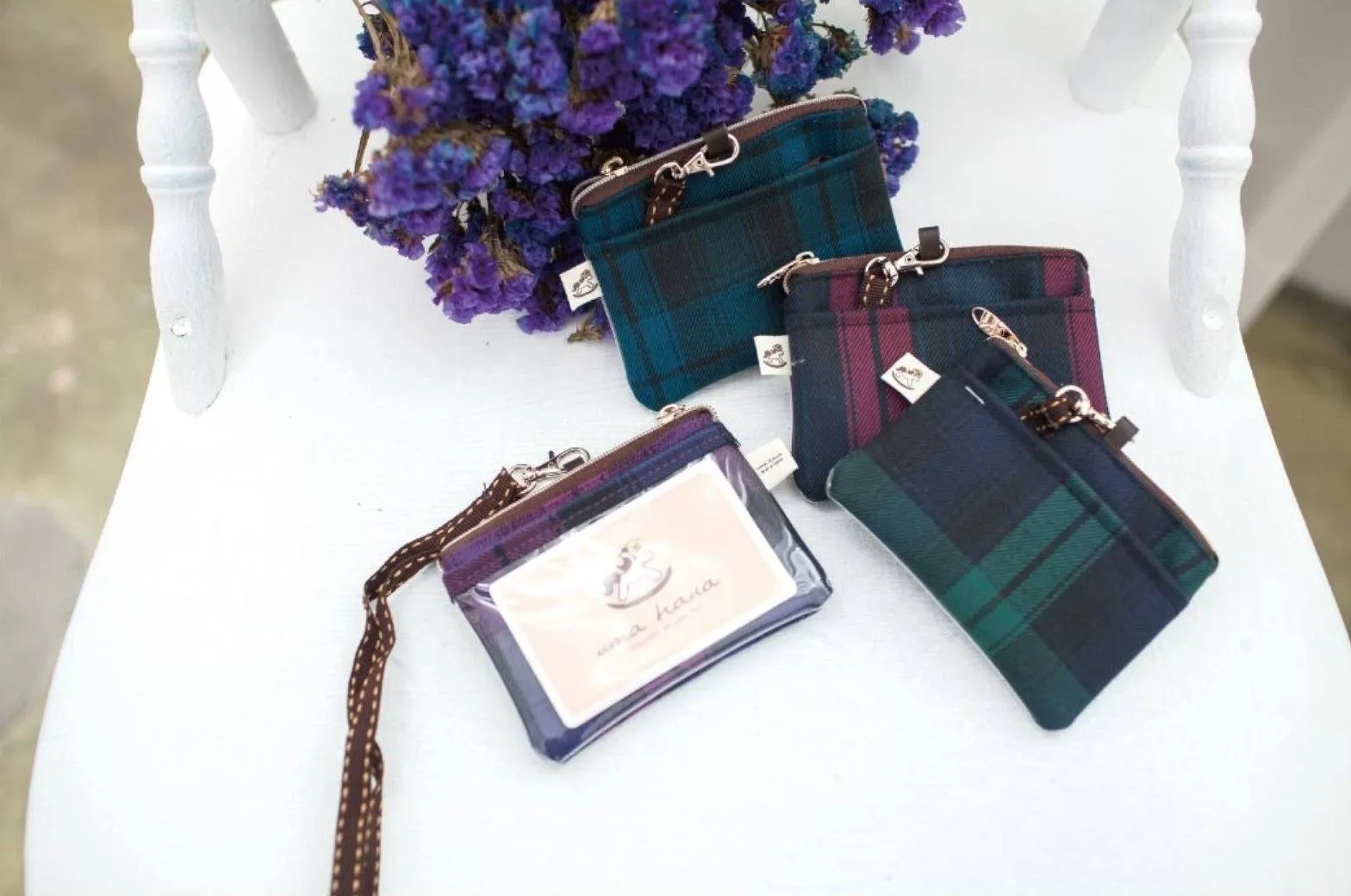 Pink Floral Meadows Card & Coin Purse