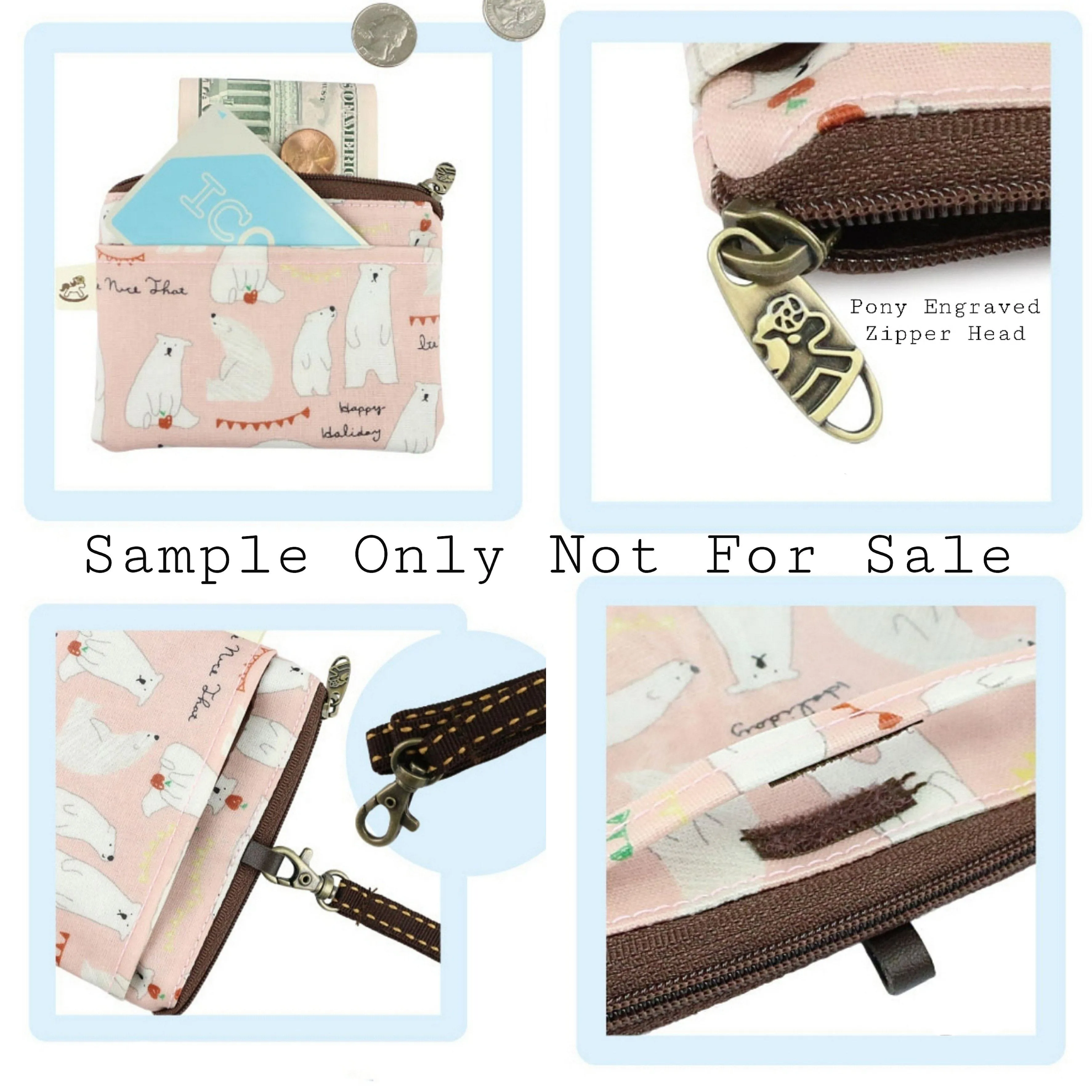 Pink Floral Meadows Card & Coin Purse