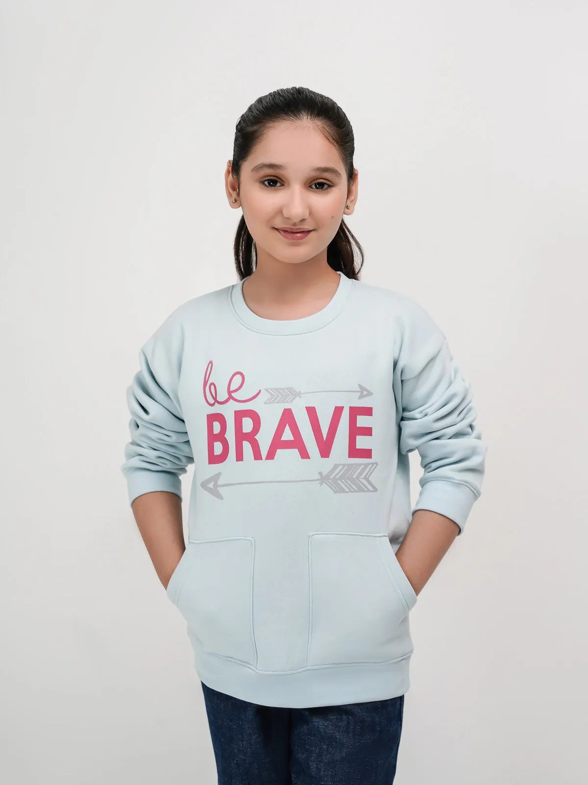 "KISHWAN" Stylish Front Pocket Sweatshirt