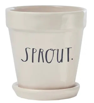 Rae Dunn Stem Print "Sprout" Planter