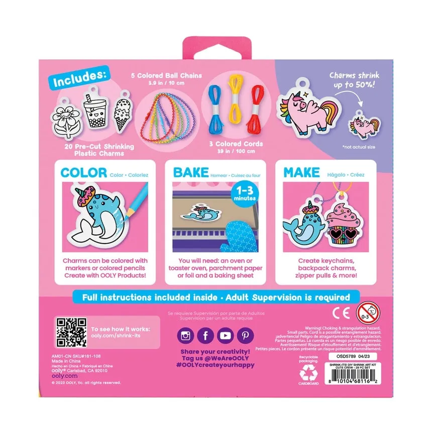 Shrink-Its DIY Shrink Art Kit - Cute Crew
