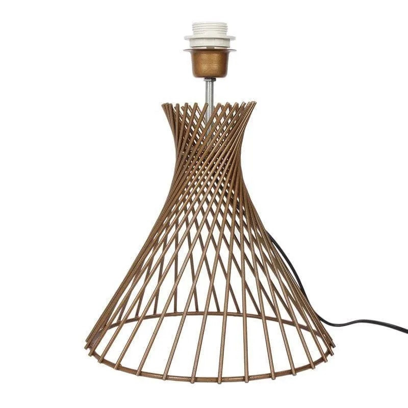 Spiral Affairs Table Lamp - Gold