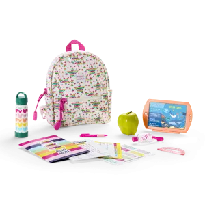 Star Student Backpack Set for 18-inch Dolls